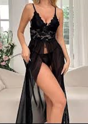 Babydoll Lingerie - Lovelle Black